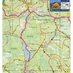 WANDERKARTE HARZER HEXEN-STIEG 1 : 25 00 - Wanderkarte