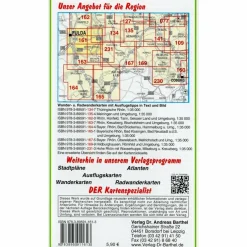 WASSERKUPPE, FULDA, GERSFELD UND UMGEBUNG - Wanderkarte