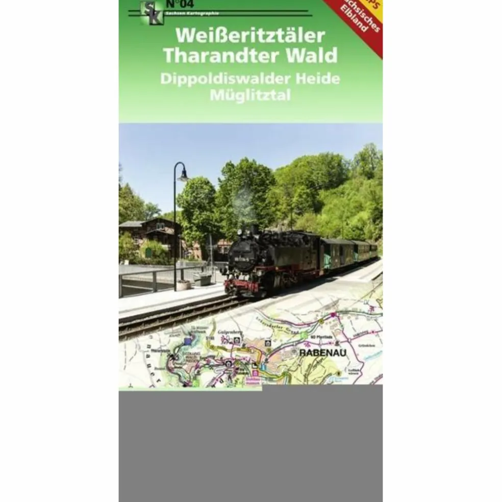 WEIßERITZTÄLER THARANDER WALD - Wanderkarte