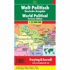 WELT POLITISCH 1:25.000 000 DEUTSCH - Wand Karte