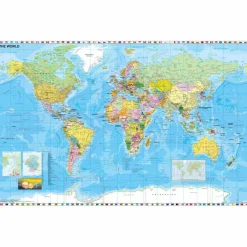 WELTKARTE ENGLISCH - Karte