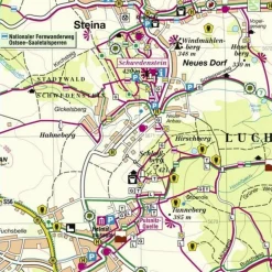 WESTLAUSITZ PULSNITZ, RADEBERG - Wanderkarte