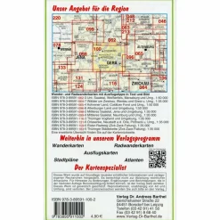 WÄLDER UM GERA, EISENBERG, HERMSDORF UND - Wanderkarte