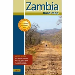 ZAMBIA ROAD MAP - Straßenkarte