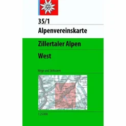 ZILLERTALER ALPEN - WEST 1:25 000