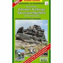 ZITTAUER GEBIRGE, SPREEQUELLGEBIET UND UMGEBUNG - Wanderkarte