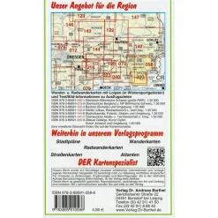 ZITTAUER GEBIRGE, SPREEQUELLGEBIET UND UMGEBUNG - Wanderkarte